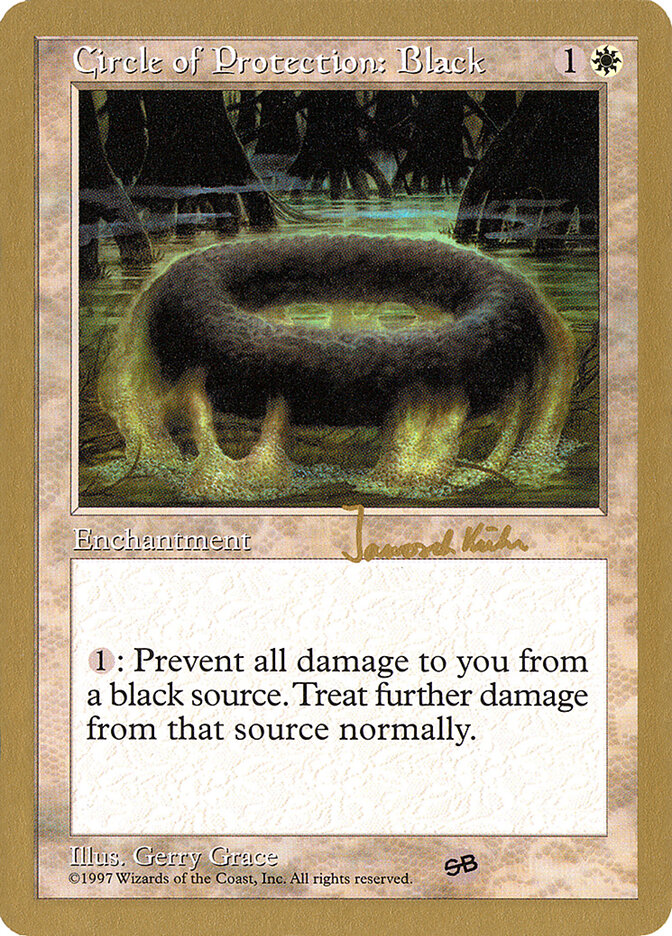 Circle of Protection: Black card front