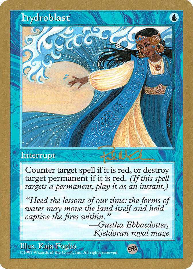 Hydroblast card front