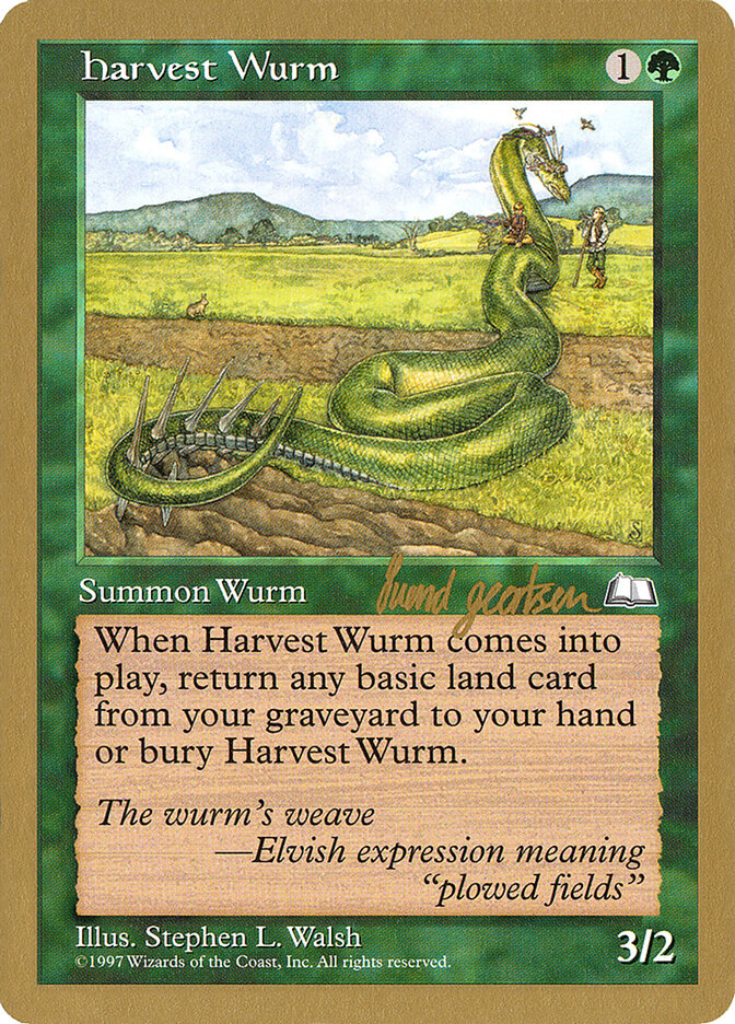 Harvest Wurm card front