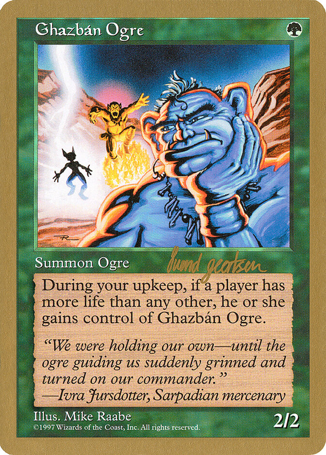 Ghazbán Ogre card front