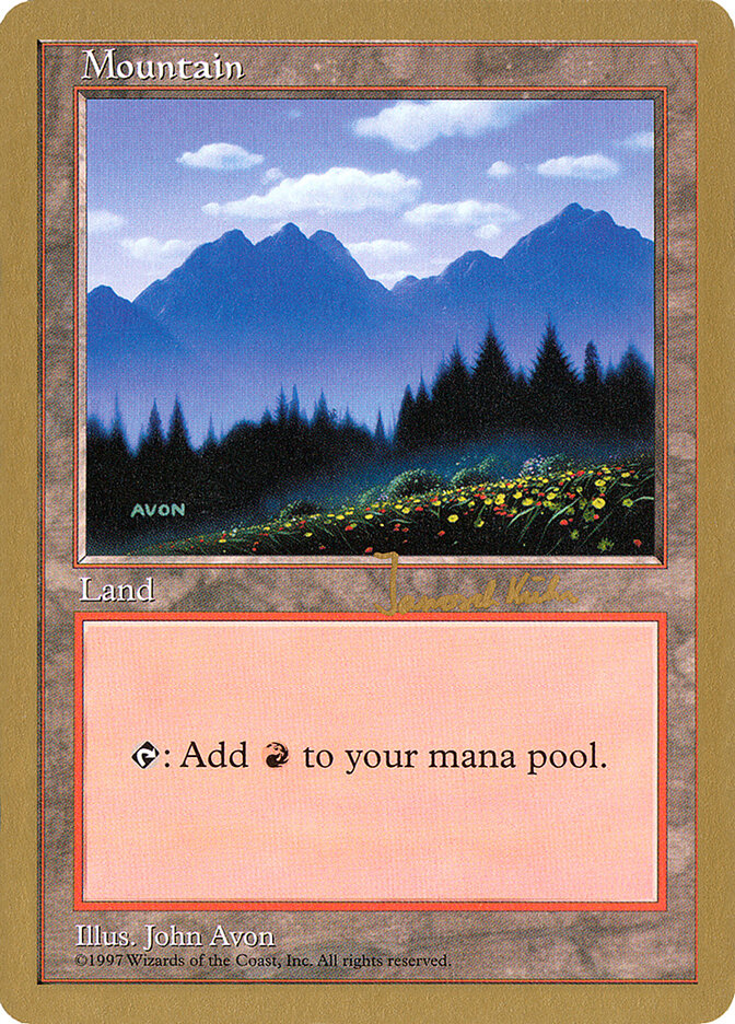 Mountain card front