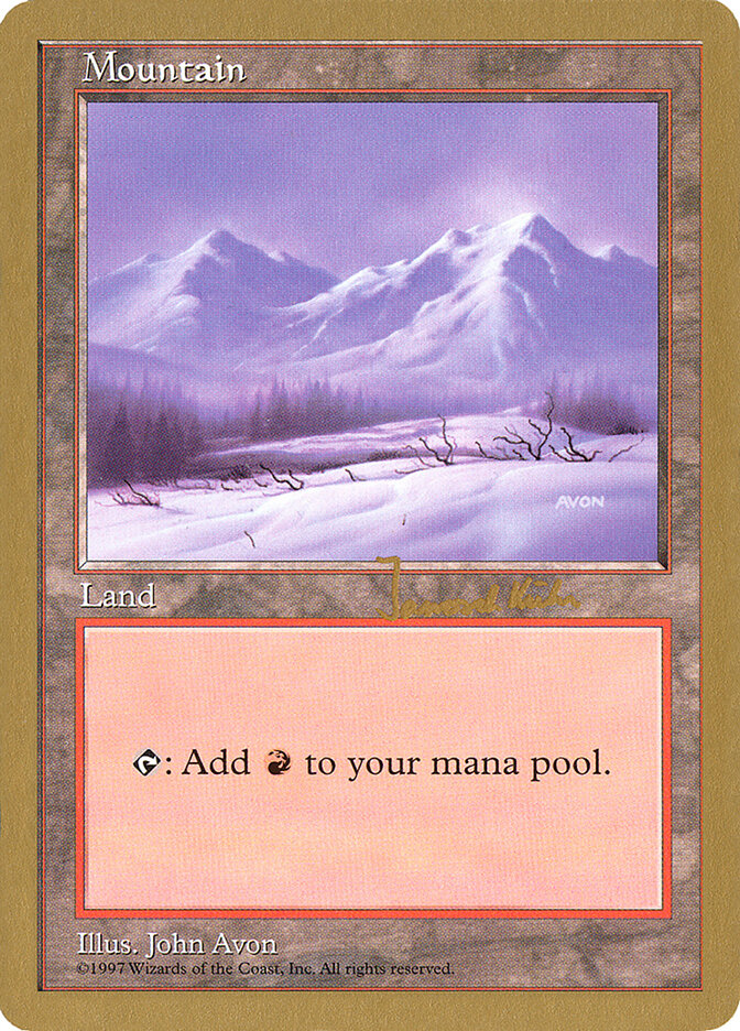 Mountain card front
