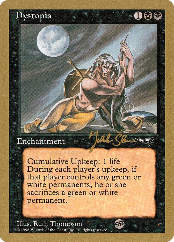 Dystopia card front