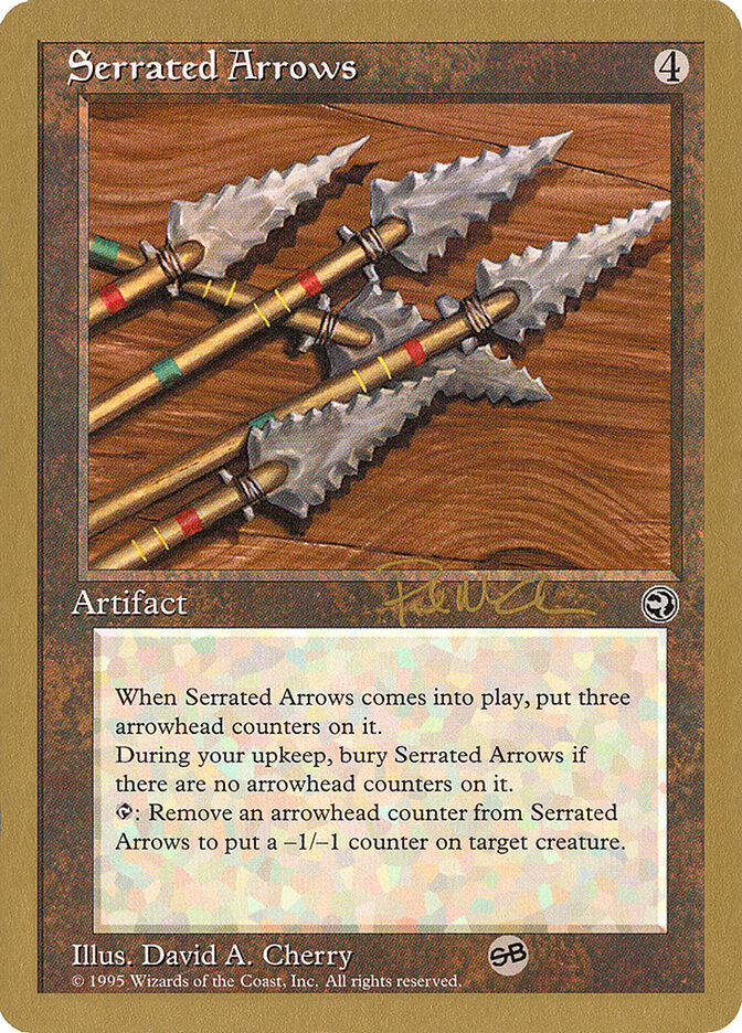 Serrated Arrows card front