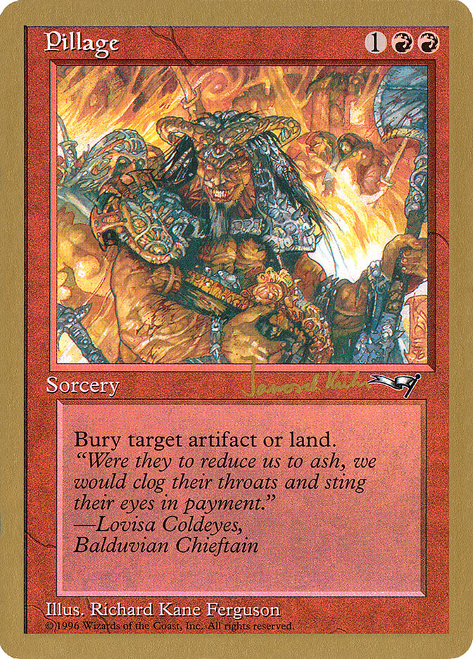Pillage card front