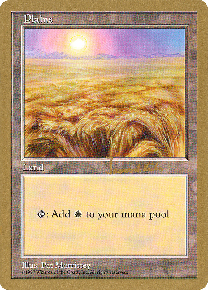 Plains card front
