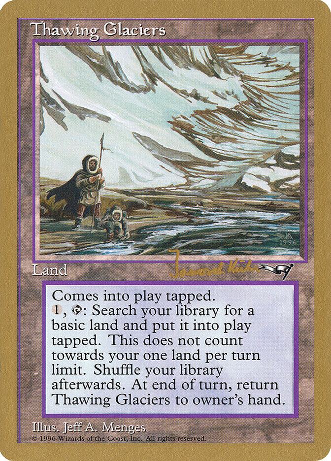 Thawing Glaciers card front