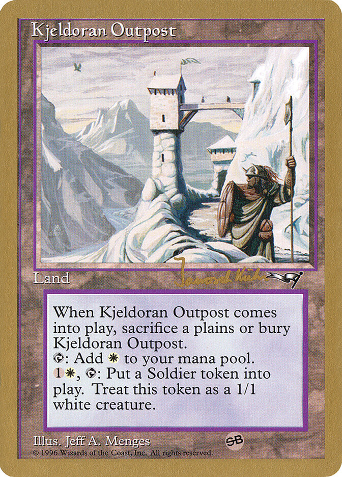 Kjeldoran Outpost card front