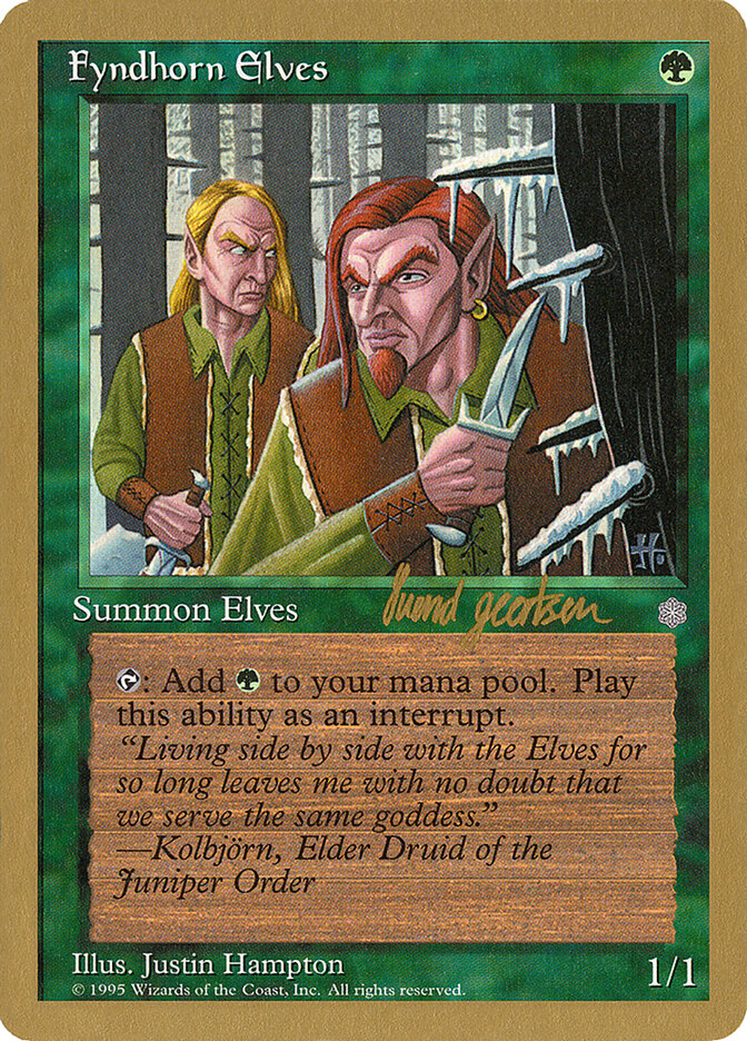 Fyndhorn Elves card front