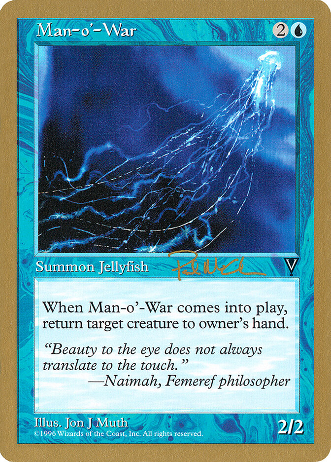Man-o'-War card front