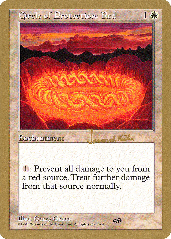 Circle of Protection: Red card front