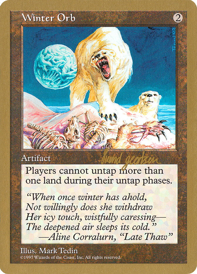 Winter Orb card front