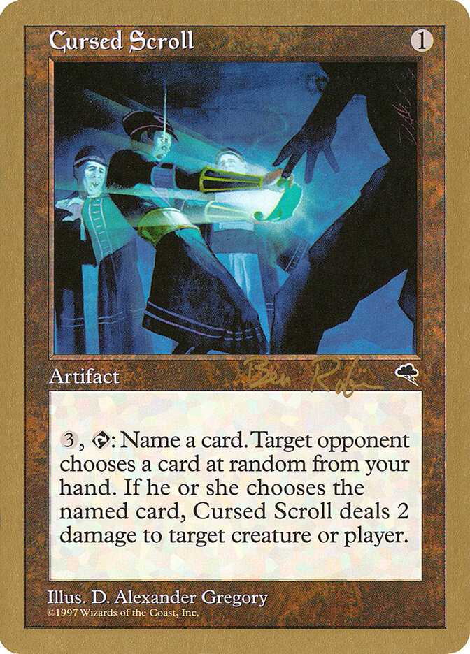 Cursed Scroll card front