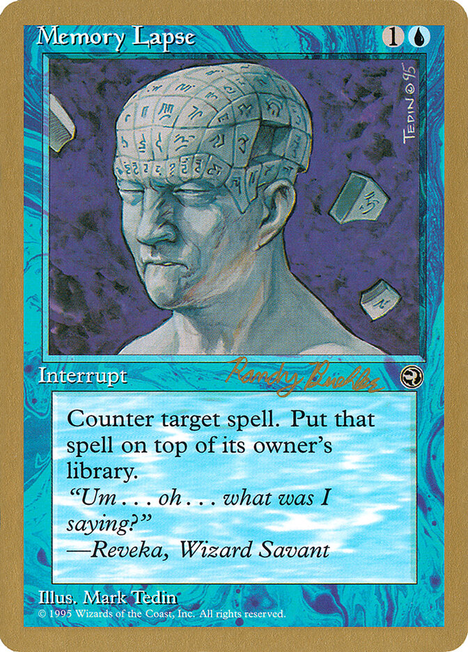 Memory Lapse card front