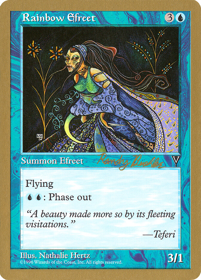 Rainbow Efreet card front