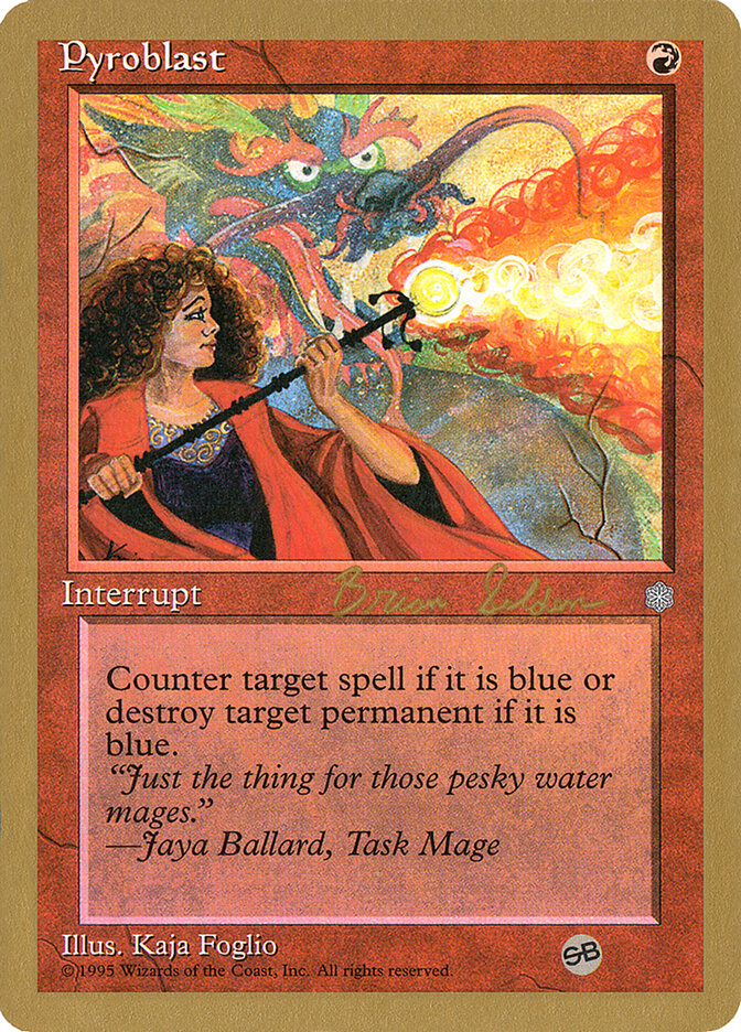 Pyroblast card front