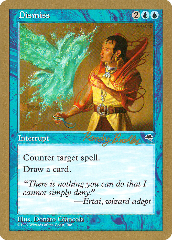 Dismiss card front