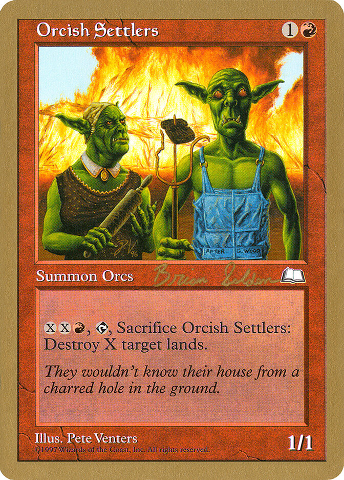 Orcish Settlers card front