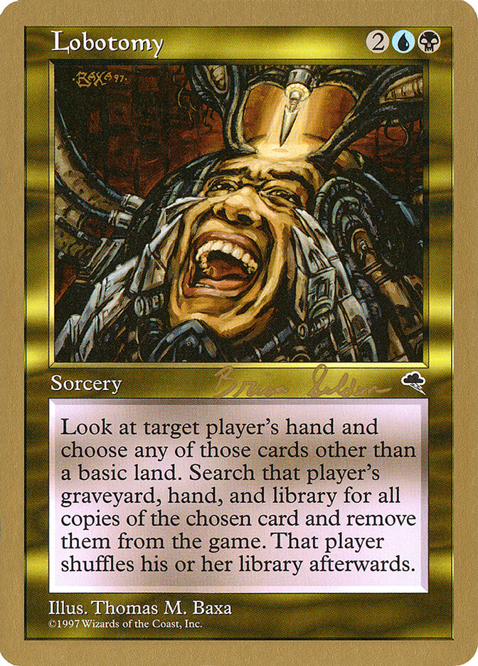 Lobotomy card front