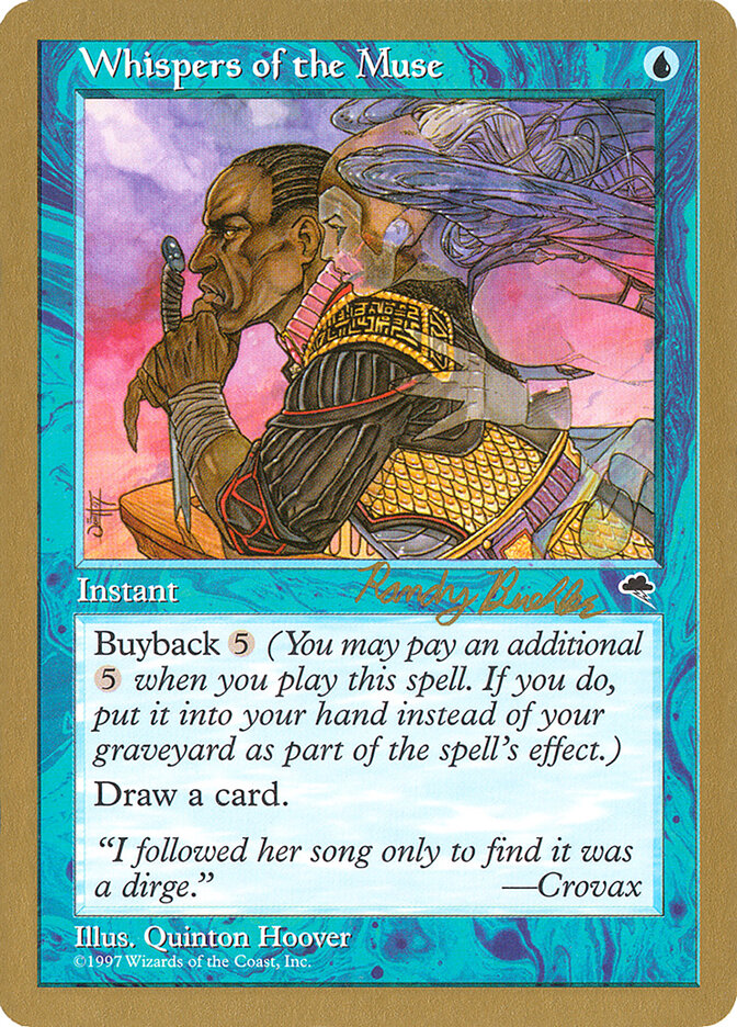 Whispers of the Muse card front