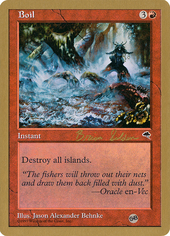 Boil card front