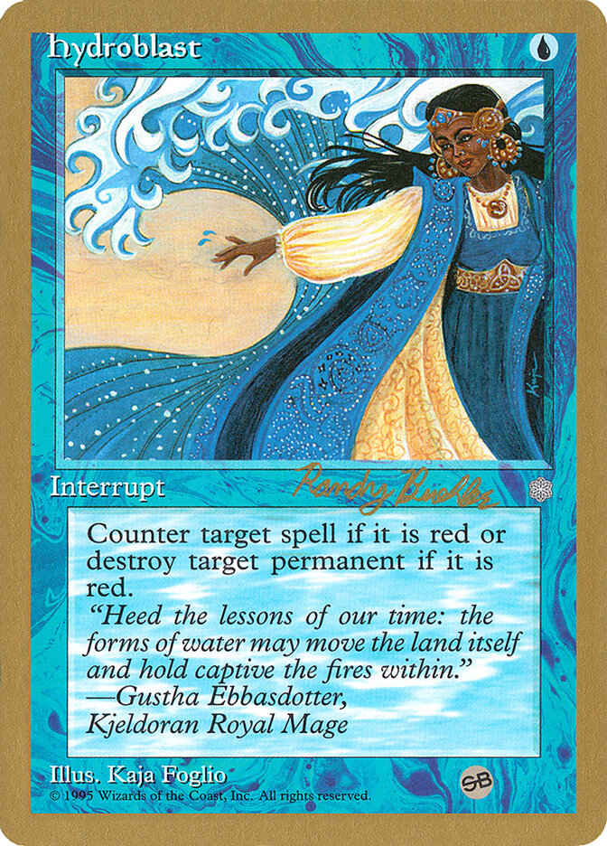 Hydroblast card front