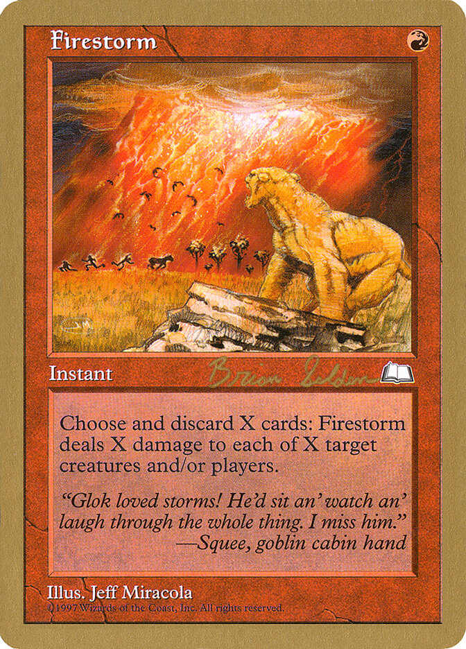Firestorm card front