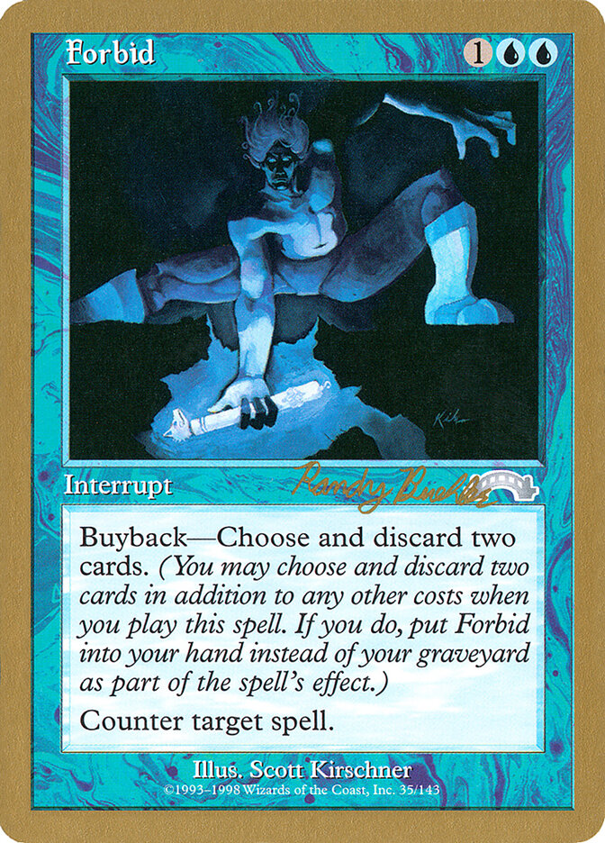 Forbid card front