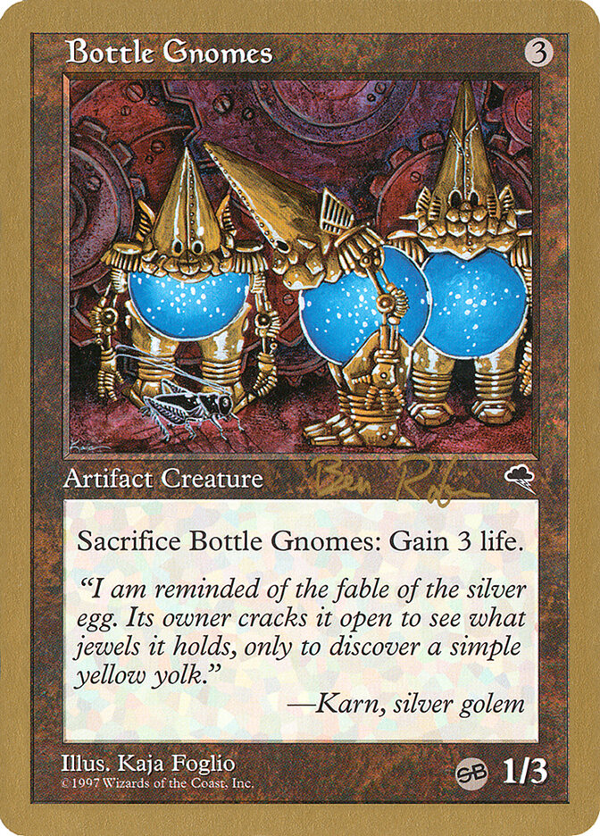 Bottle Gnomes card front