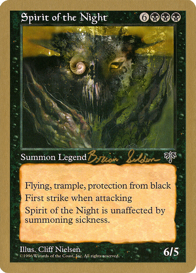 Spirit of the Night card front