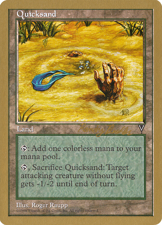 Quicksand card front
