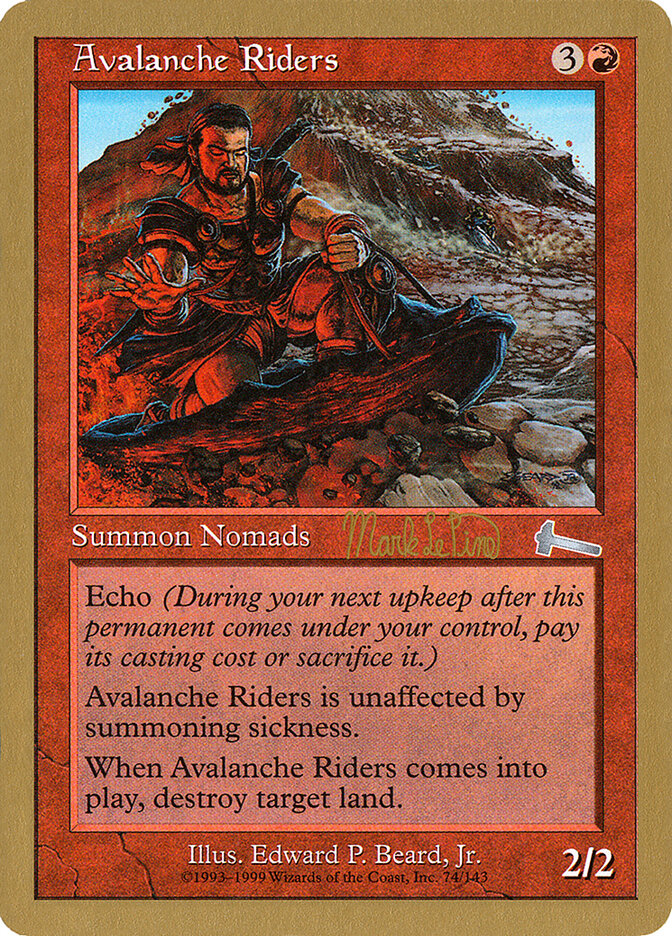 Avalanche Riders card front