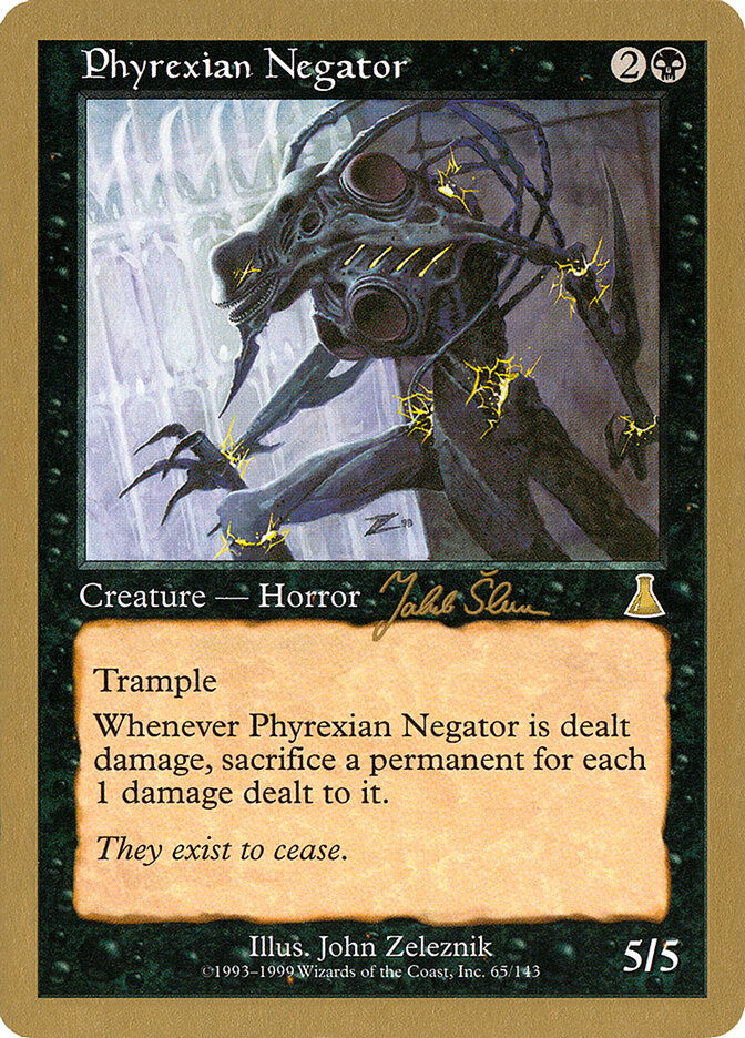 Phyrexian Negator card front