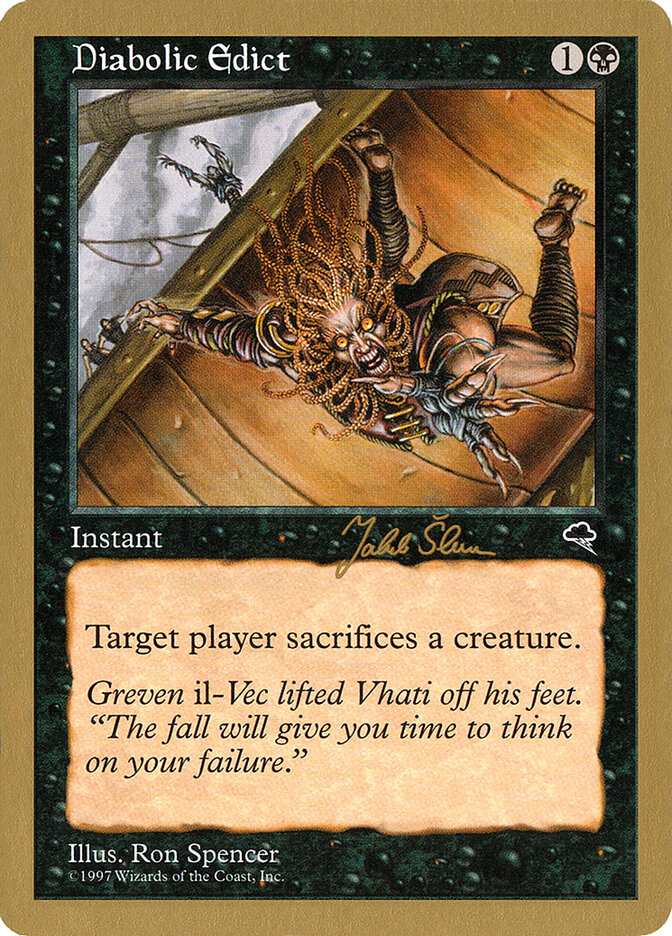 Diabolic Edict card front