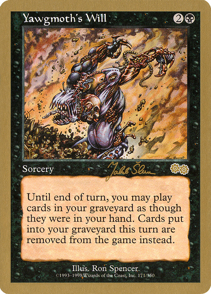 Yawgmoth's Will card front