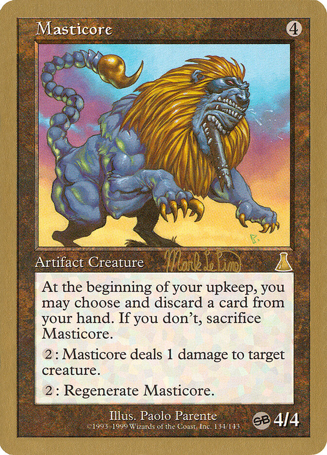 Masticore card front