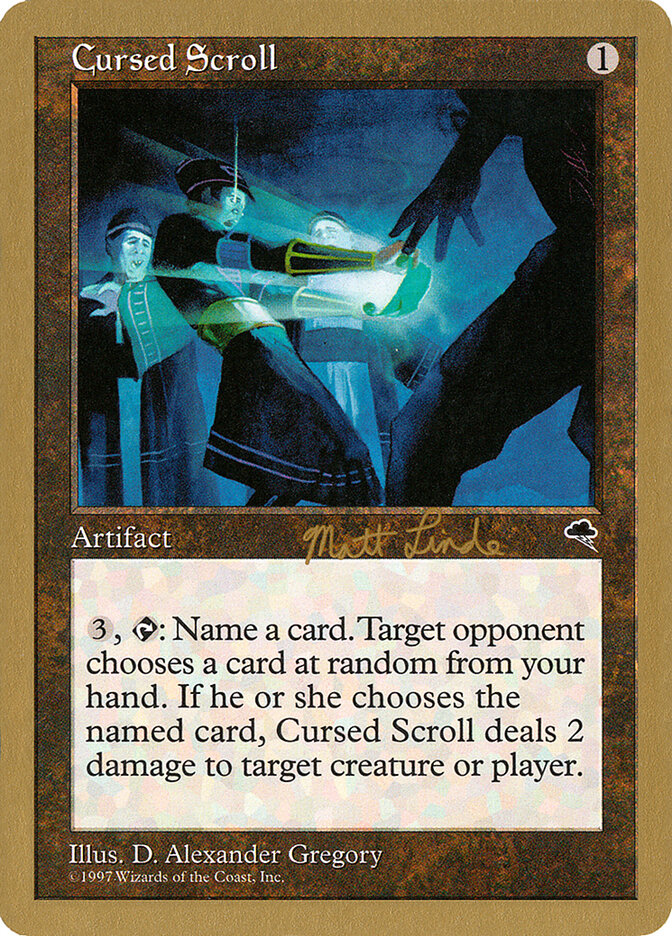 Cursed Scroll card front