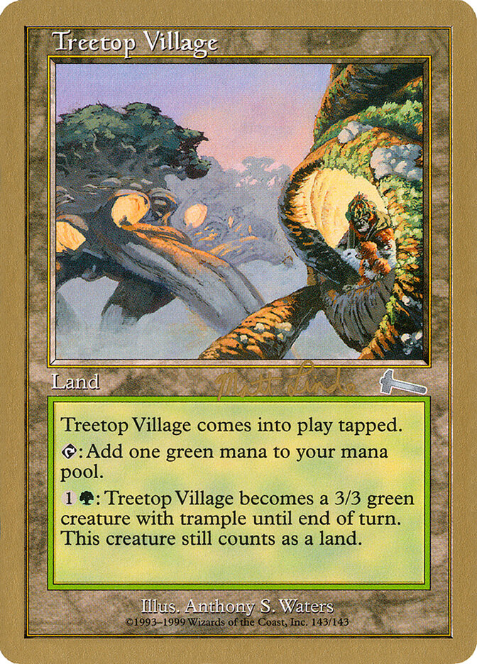 Treetop Village card front