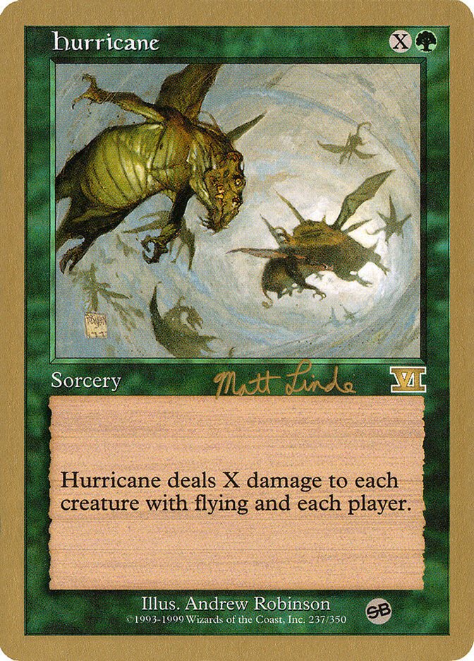 Hurricane card front