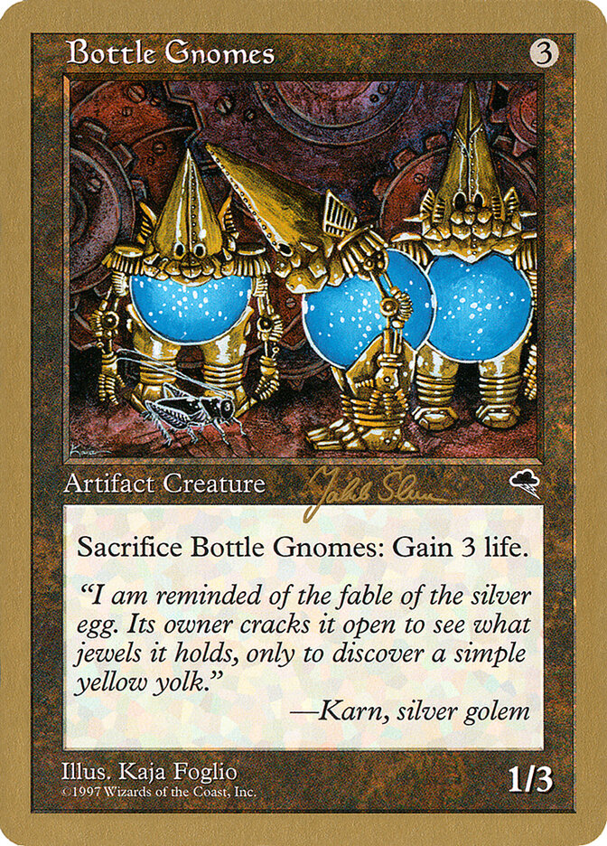 Bottle Gnomes card front
