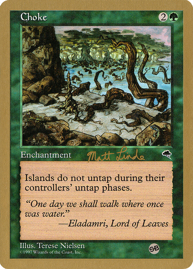 Choke card front