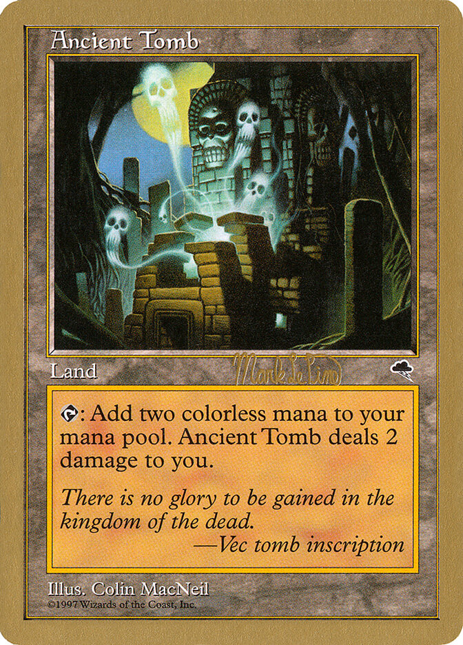 Ancient Tomb card front