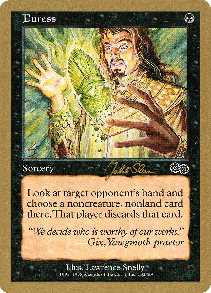 Duress card front