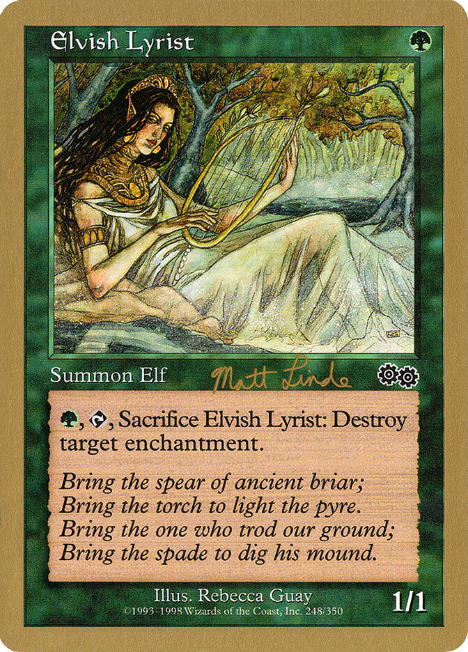 Elvish Lyrist card front
