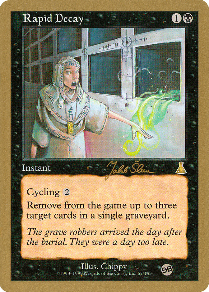 Rapid Decay card front