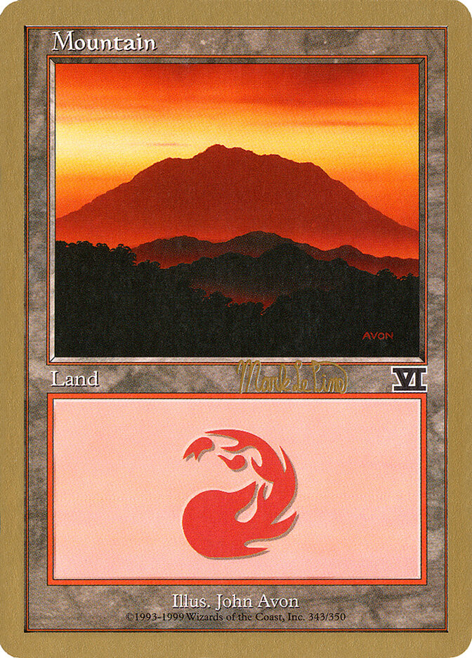 Mountain card front