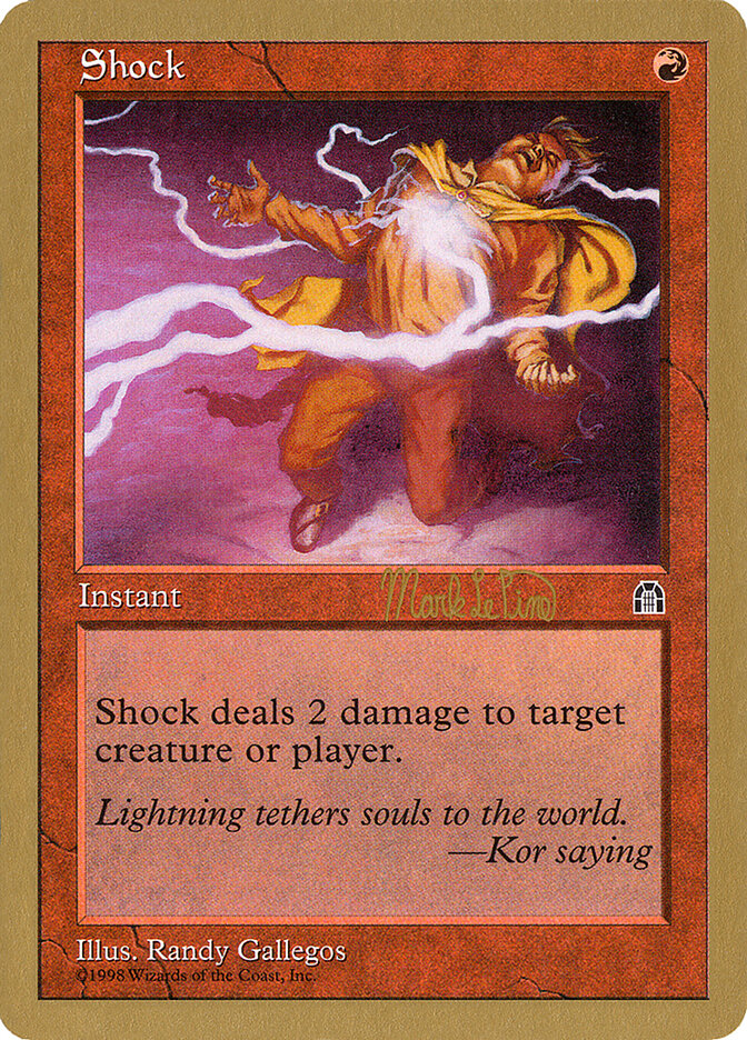Shock card front