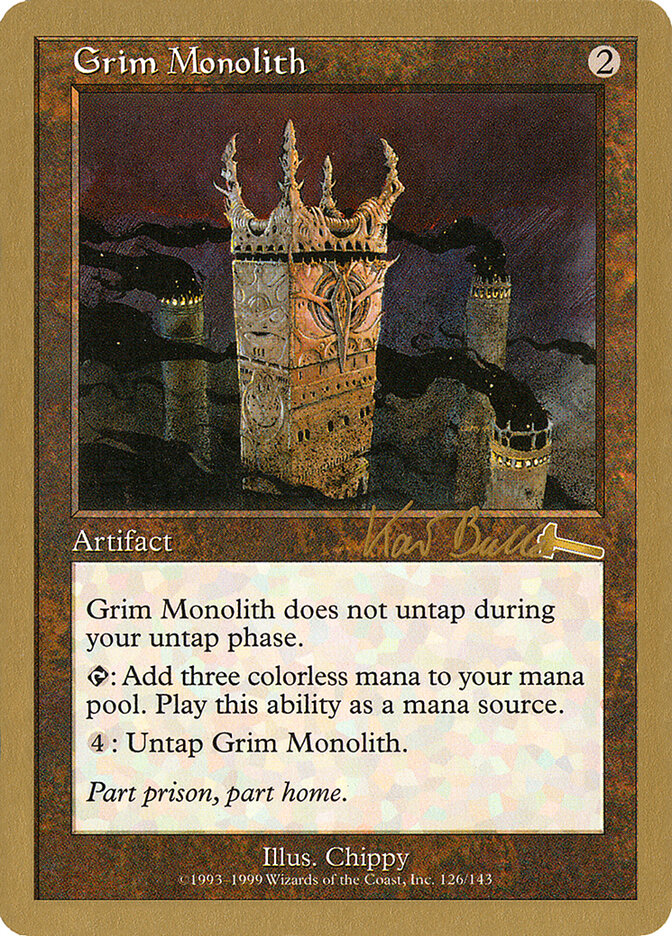 Grim Monolith card front
