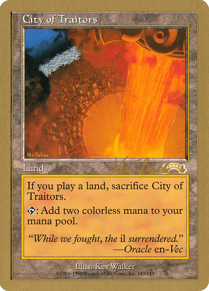 City of Traitors card front