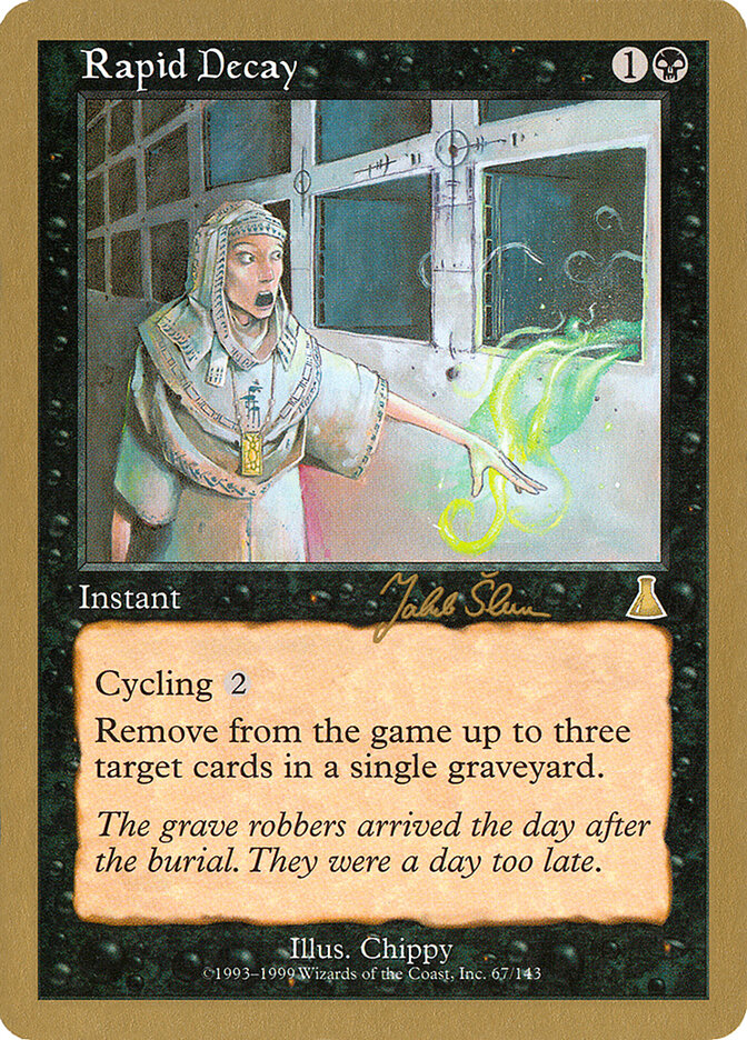 Rapid Decay card front